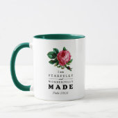 Mug Verse de la Bible avec peur et merveilleusement fa (Gauche)