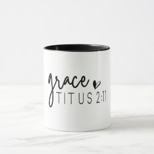 Mug Verse de la Bible chrétienne/Grace Titus 2:11