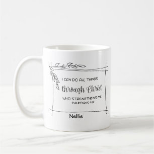Mug Verse De La Bible Chrétienne Je Peux Faire Tout