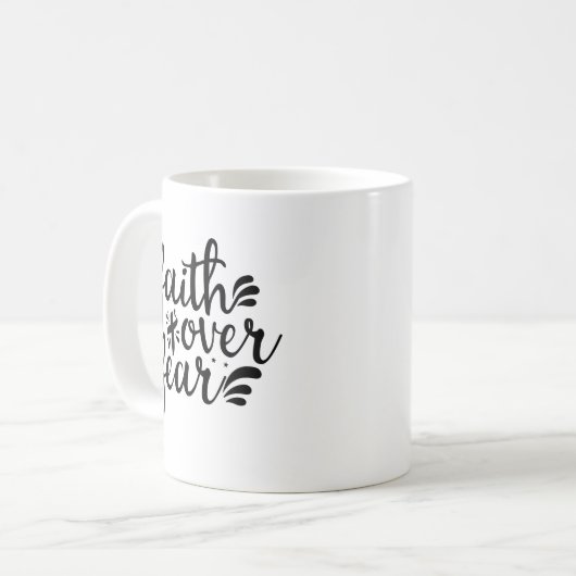 Mug Verse de la foi chrétienne (Devant gauche)