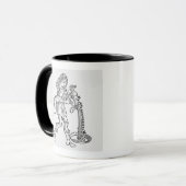 Mug Verseau (le transporteur d'eau) une illustration (Devant gauche)