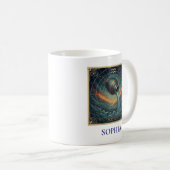 Mug Verseau Zodiaque Bleu Céleste (Devant droit)