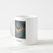 Mug Verseau Zodiaque Bleu Céleste (Devant gauche)