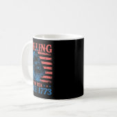Mug Verser le thé depuis 1773 Professeur d'histoire 4 (Devant gauche)