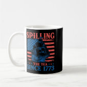 Mug Verser le thé depuis 1773 Professeur d'histoire 4 (Gauche)