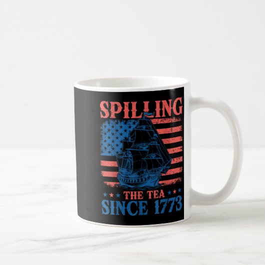 Mug Verser le thé depuis 1773 Professeur d'histoire 4 (Droite)