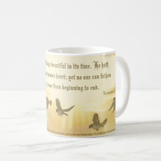 Mug Verset Bible Il A Fait Toutes Les Choses Belles (Devant droit)