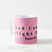 Mug Verset Bible Pink Yellow Enourdissant La Bible (Devant gauche)