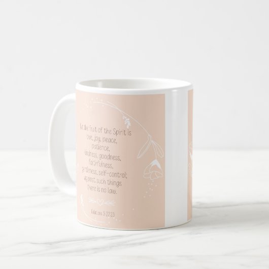 Mug Verset biblique (Devant gauche)