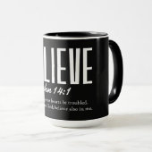 Mug Verset biblique chrétien inspirant (Devant droit)