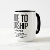 Mug Verset biblique chrétien inspirant (Devant droit)