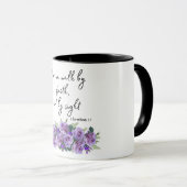 Mug Verset biblique chrétienne inspirant (Devant droit)