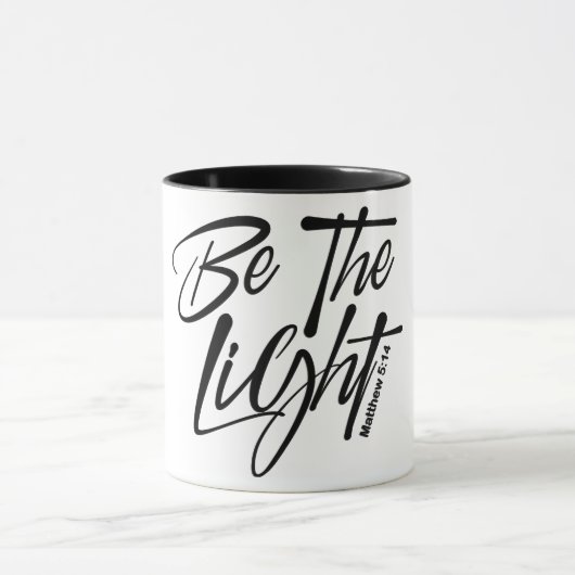 Mug Verset biblique chrétienne inspirant (Centre)