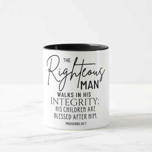 Mug Verset biblique chrétienne inspirant (Centre)
