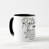 Mug Verset biblique chrétienne inspirant (Devant gauche)