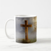 Mug Verset biblique en bois personnalisé (Gauche)