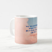 Mug Verset biblique | Foi, Citation d'encouragement Mu (Devant gauche)