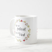 Mug Verset biblique : L'amour est patient, l'amour est (Devant gauche)