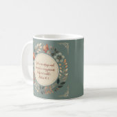 Mug Verset biblique personnalisable de Humble Wreath (Devant gauche)