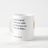Mug verset biblique personnalisé chrétien (Devant gauche)