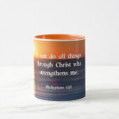 Mug verset biblique, Philippiens 4:13, (Centre)