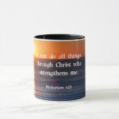 Mug verset biblique, Philippiens 4:13, (Centre)