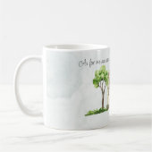 Mug Verset biblique Pour Moi et Ma Maison Aquarelle (Gauche)