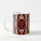 Mug Verset biblique téléchargeable personnalisable Art (Gauche)
