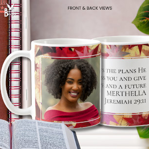 Mug Verset de la Bible chrétienne JEREMIE 29:11 Photo