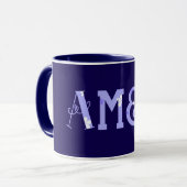 Mug Verset de la Bible Typographie moderne Personnalis (Devant gauche)
