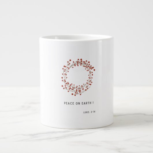 Mug Verset de Noël Luc 2:14 (Devant)