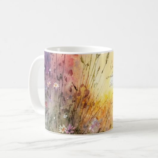 Mug Verset Fleur sauvage couleur Christian (Devant gauche)