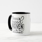 Mug Versets de la Bible chrétienne (Devant gauche)