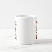 Mug Versez-moi du café - Conception de typographie rét (Centre)