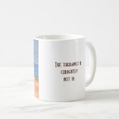 Mug Version artistique de Magritte "Le Thérapeute" (Devant droit)