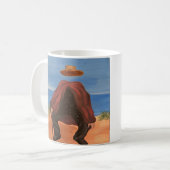 Mug Version artistique de Magritte "Le Thérapeute" (Devant gauche)