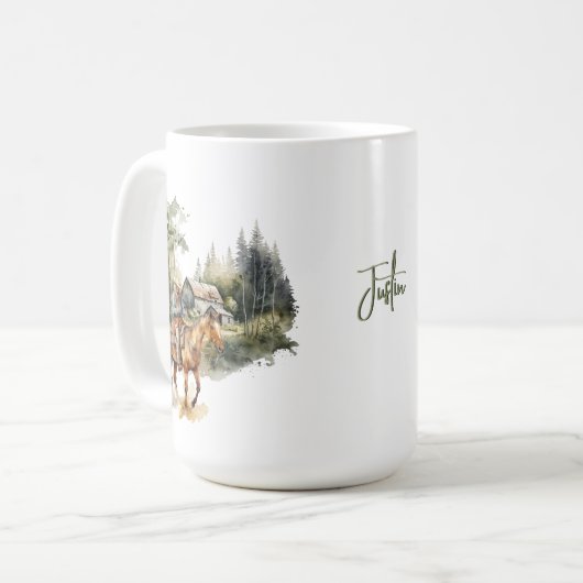 Mug Version Western Bible Verse Cowboy (Devant gauche)