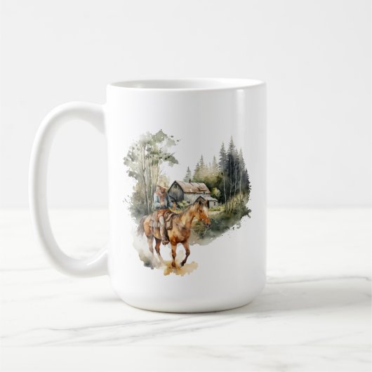 Mug Version Western Bible Verse Cowboy (Gauche)
