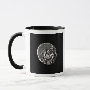 Mug Verso de pièce de monnaie dépeignant Pegasus