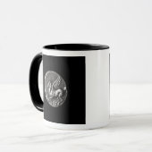 Mug Verso de pièce de monnaie dépeignant Pegasus (Devant gauche)