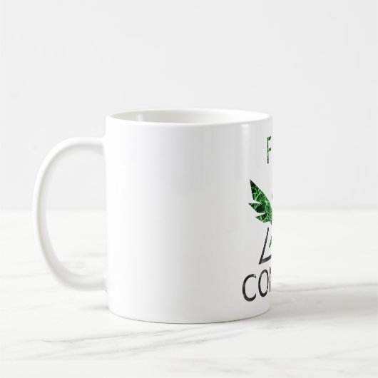 Mug vert à contrôle complet (Gauche)