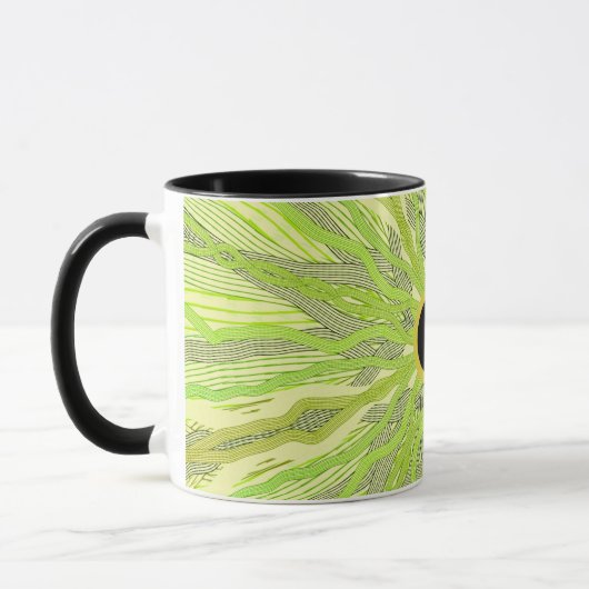 Mug Vert abstrait (Gauche)