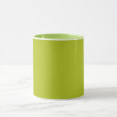 Mug Vert acide (couleur solide) (Centre)