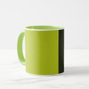 Mug Vert acide - Noir verdâtre