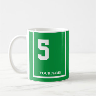 Mug Vert avec Cheval Blanc 5 Saddle Blanche Personnali