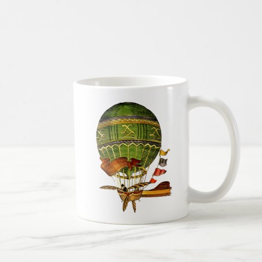 Mug Vert ballon à air chaud (Droite)