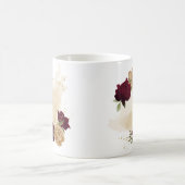 Mug Vert bordeaux beige or botanique (Centre)