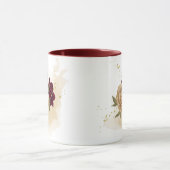 Mug Vert bordeaux beige or botanique (Centre)