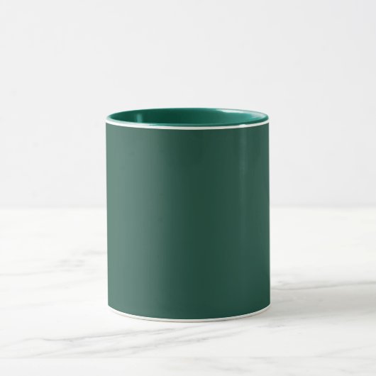 Mug Vert brunâtre (couleur solide) (Centre)