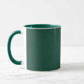 Mug Vert brunâtre (couleur solide) (Gauche)